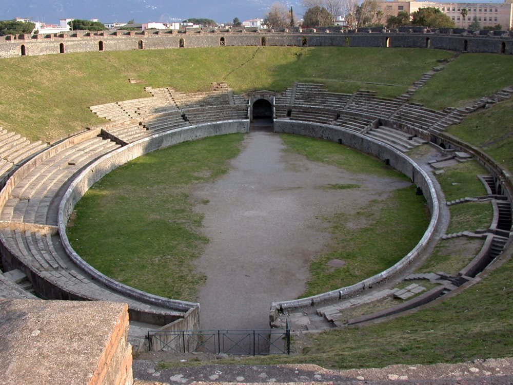 Amfiteatr w Pompejach – tu walczyli gladiatorzy