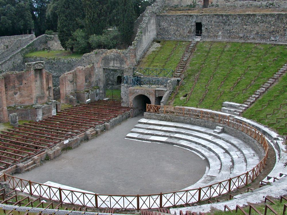 Teatry w Pompejach: Wielki i Odeon